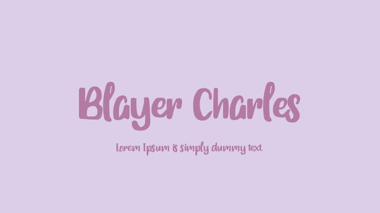 Blayer Charles Font