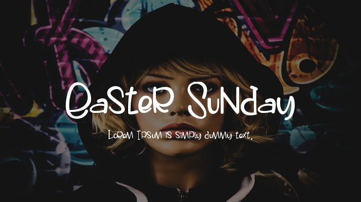 Easter Sunday Font