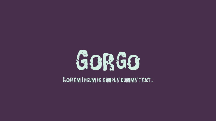 Gorgo Font