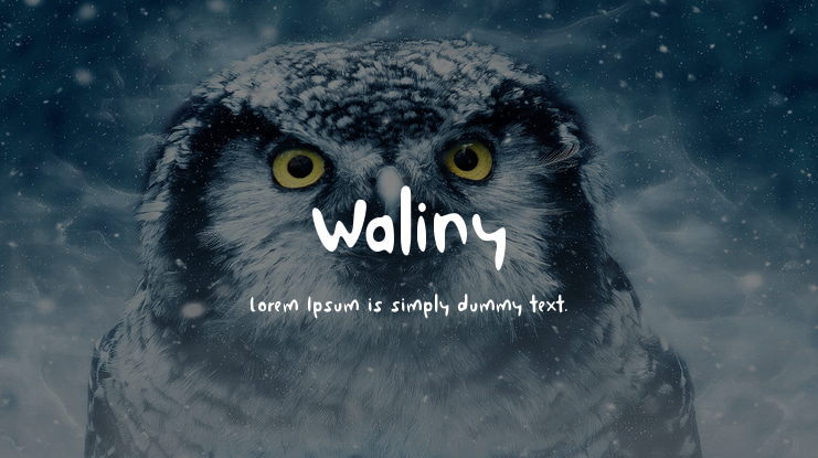 Waliny Font