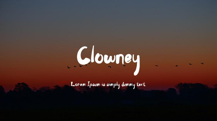 Clowney Font