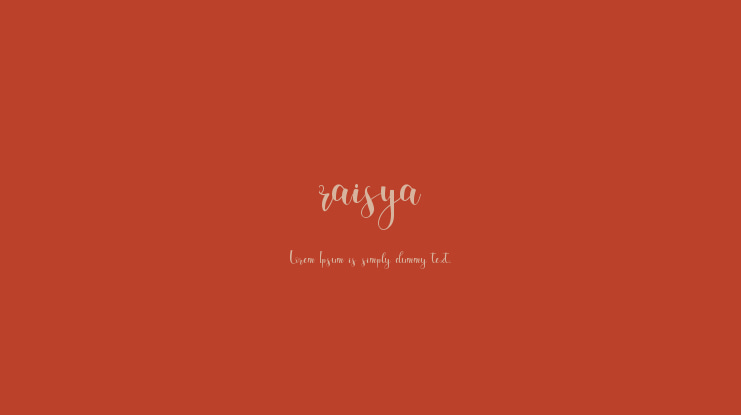 raisya Font