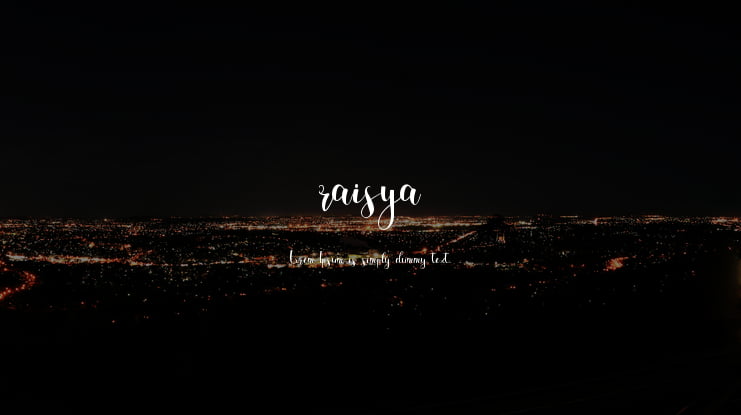 raisya Font