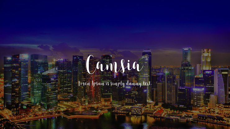 Camsia Font