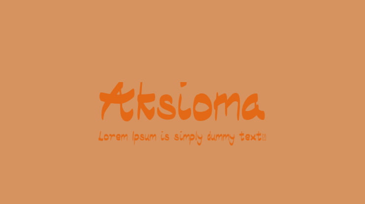 Aksioma Font