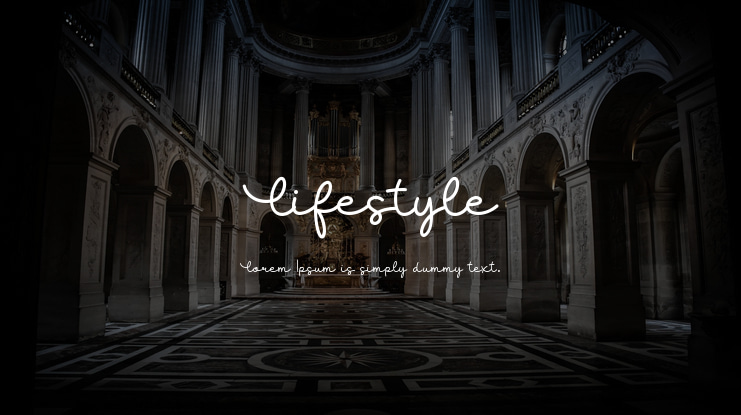 Lifestyle Font