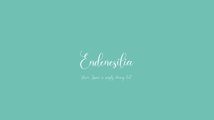 Endenesilia Font
