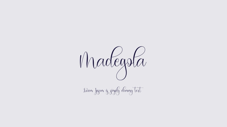 Madegola Font