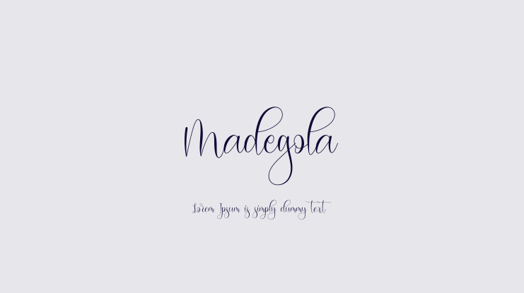 Madegola Font