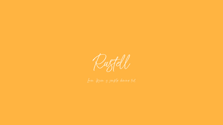 Rastell Font