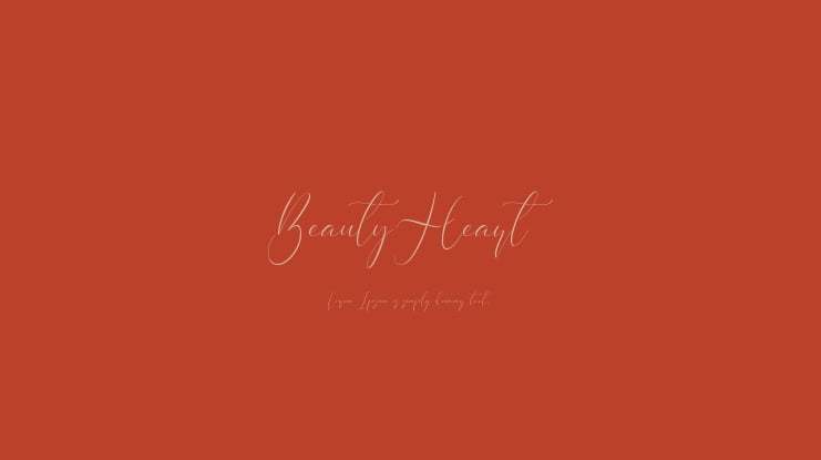 BeautyHeart Font