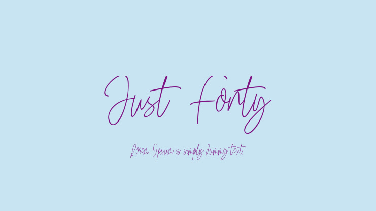 Just Fonty Font