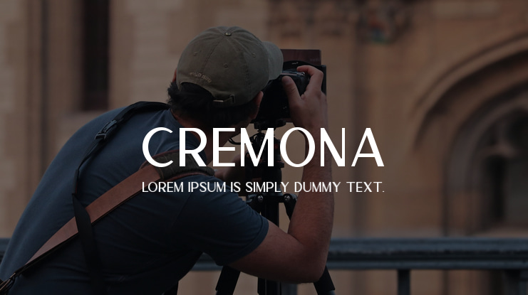 Cremona Font