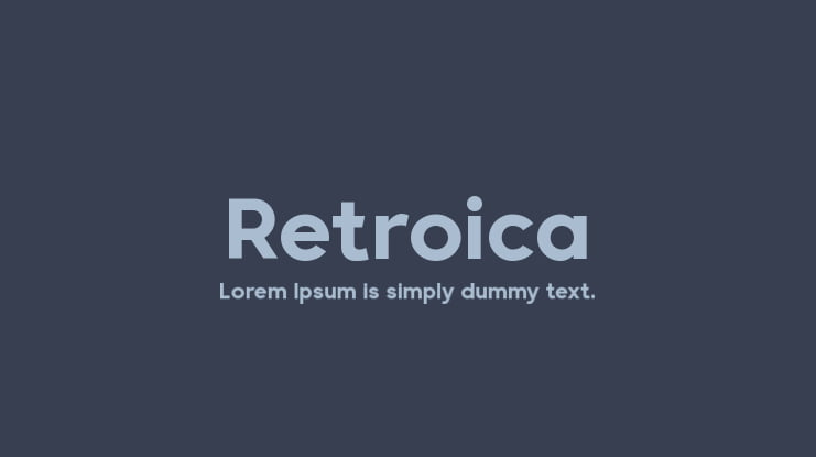 Retroica Font