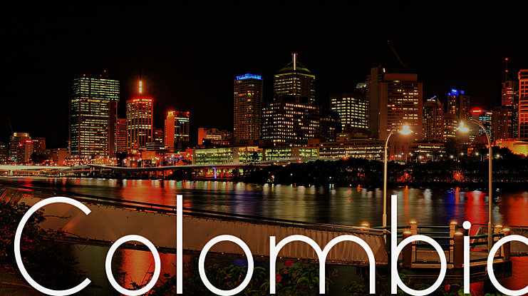 Colombia Font Family