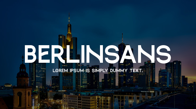 berlinsans Font Family