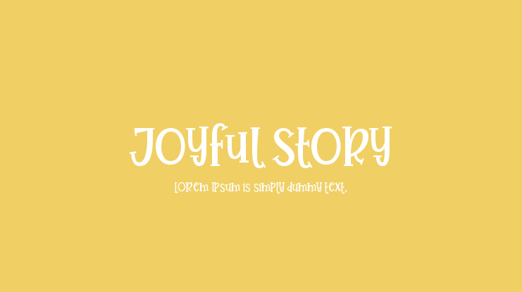 Joyful Story Font
