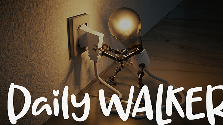 Daily WALKER Font