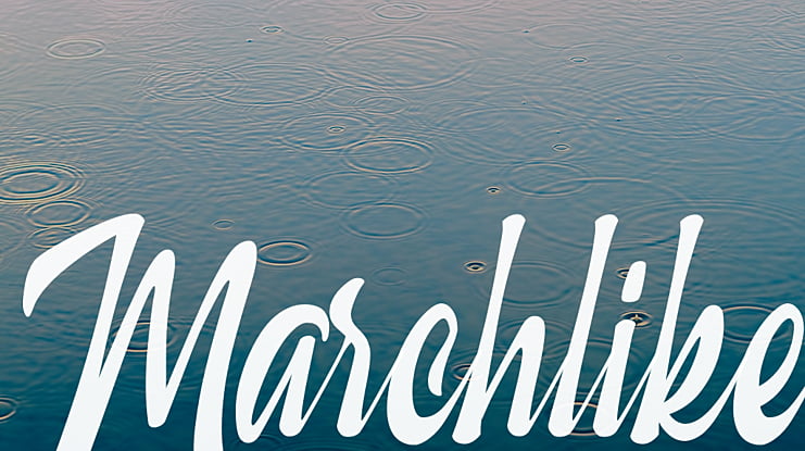 Marchlike Font