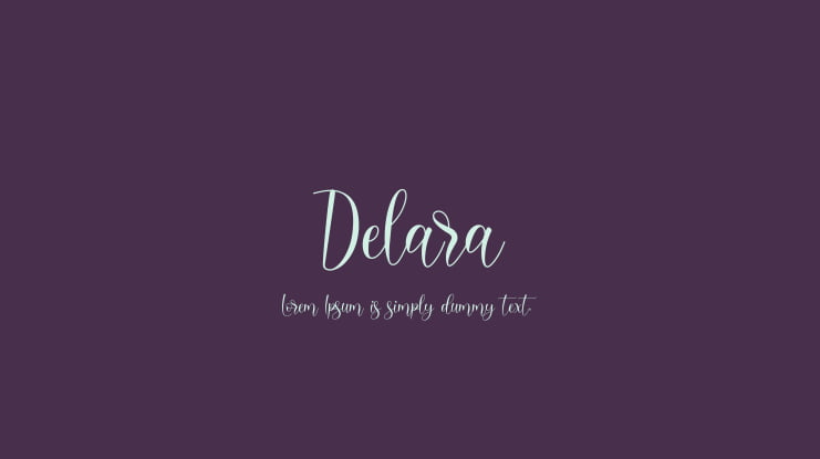Delara Font