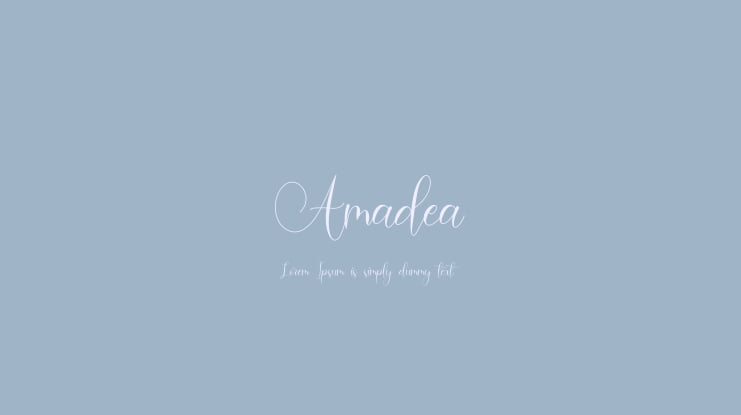 Amadea Font