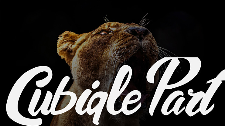 Cubiqle Part Font