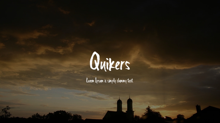 Quikers Font