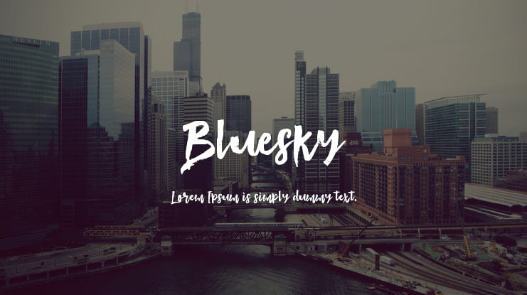 Bluesky Font : Download Free for Desktop & Webfont