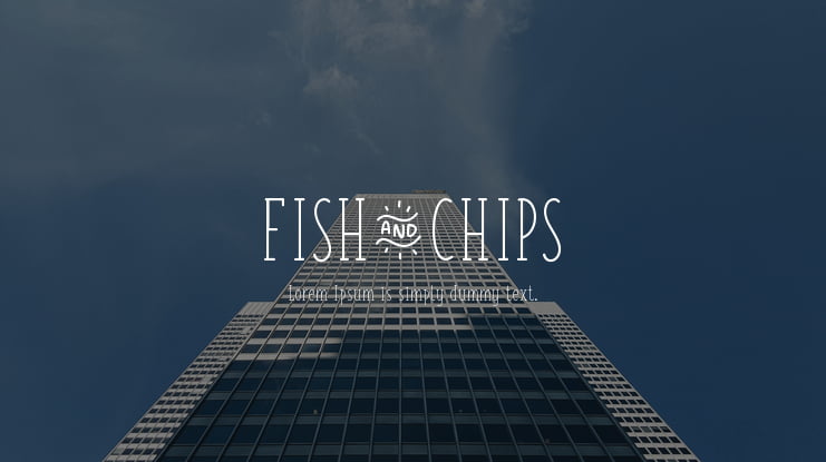 FISH&CHIPS Font