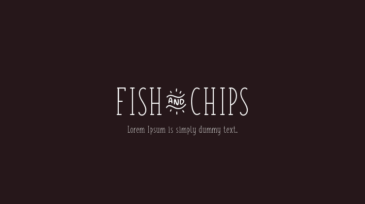 FISH&CHIPS Font