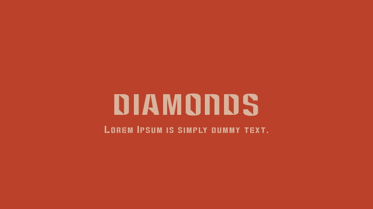 diamonds Font