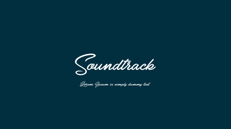 Soundtrack Font