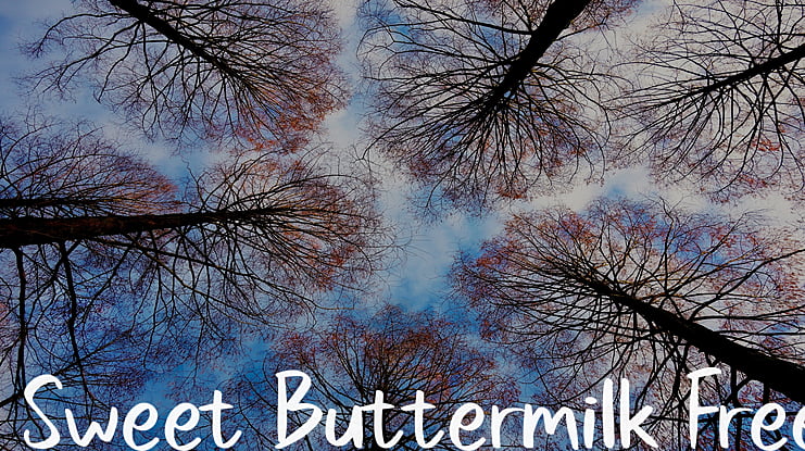 Sweet Buttermilk Free Font Family
