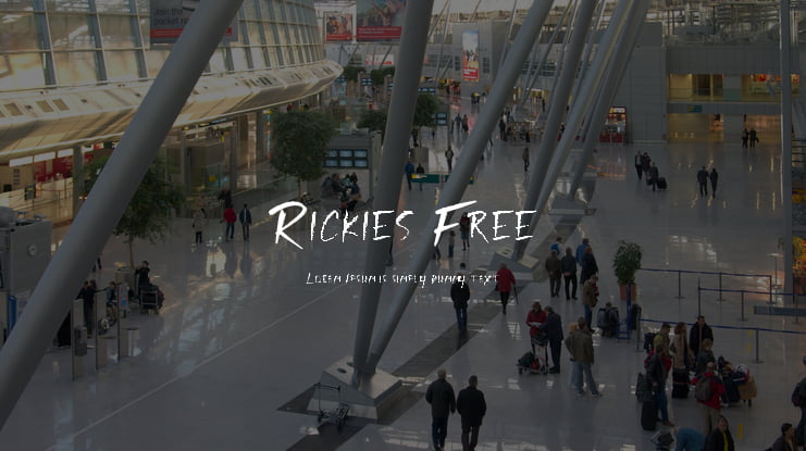 Rickies Free Font