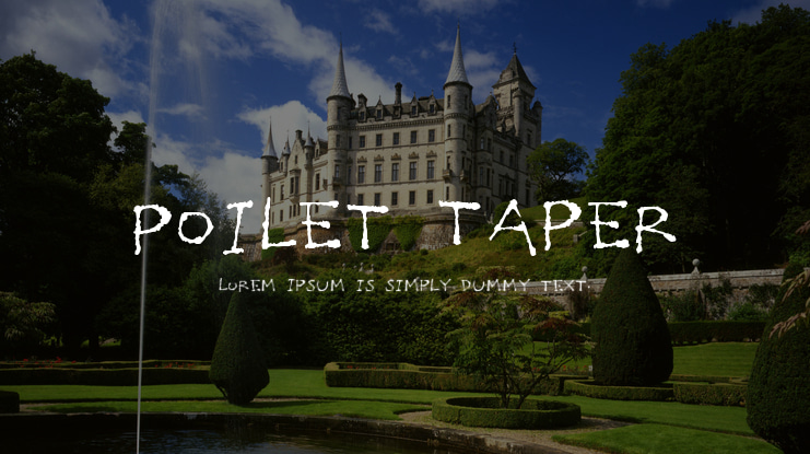 Poilet Taper Font