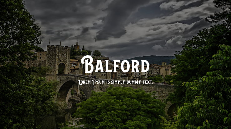 Balford Font