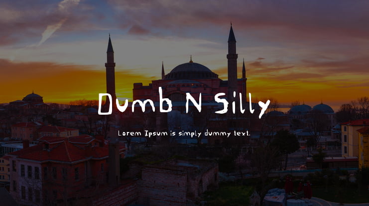 Dumb N Silly Font