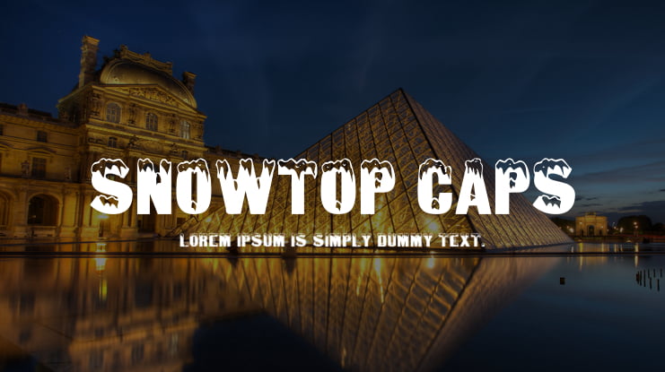 Snowtop Caps Font