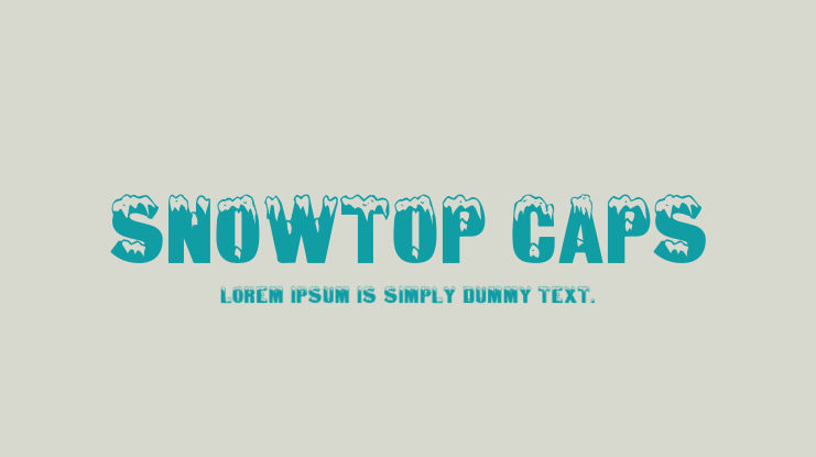 Snowtop Caps Font