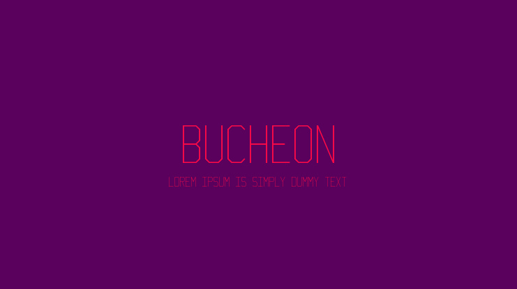 Bucheon Font