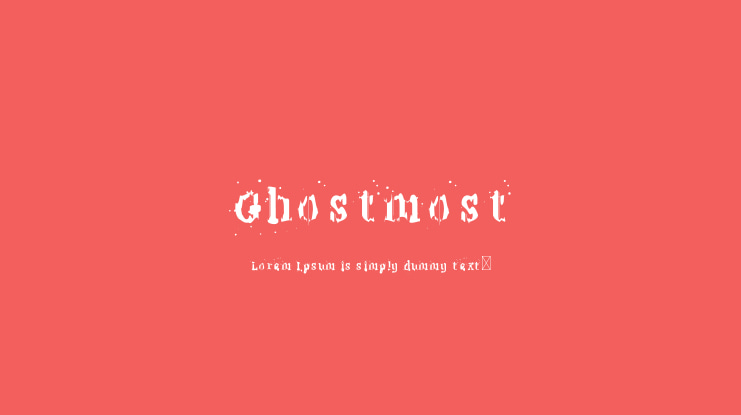 Ghostmost Font