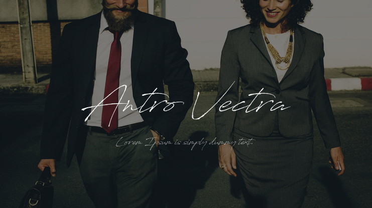Antro Vectra Font Family