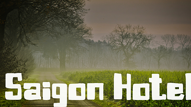 Saigon Hotel Font