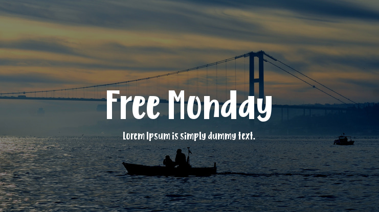 Free Monday Font