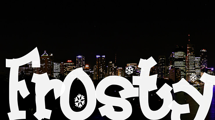 Frosty Font