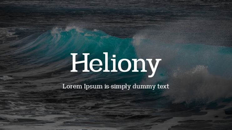 Heliony Font