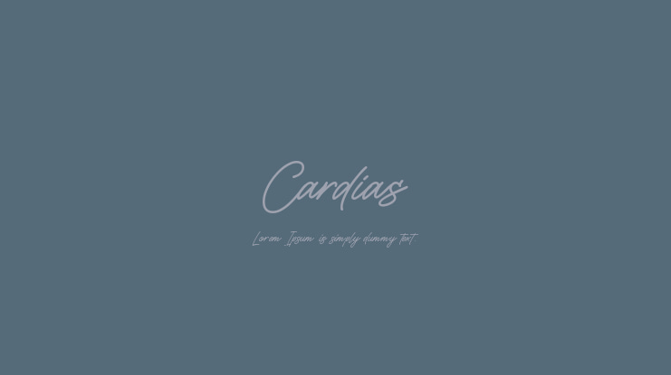 Cardias Font