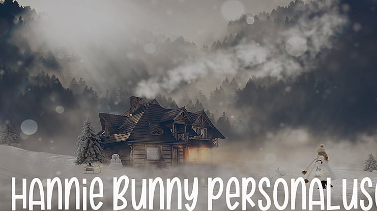 Hannie Bunny personaluse Font