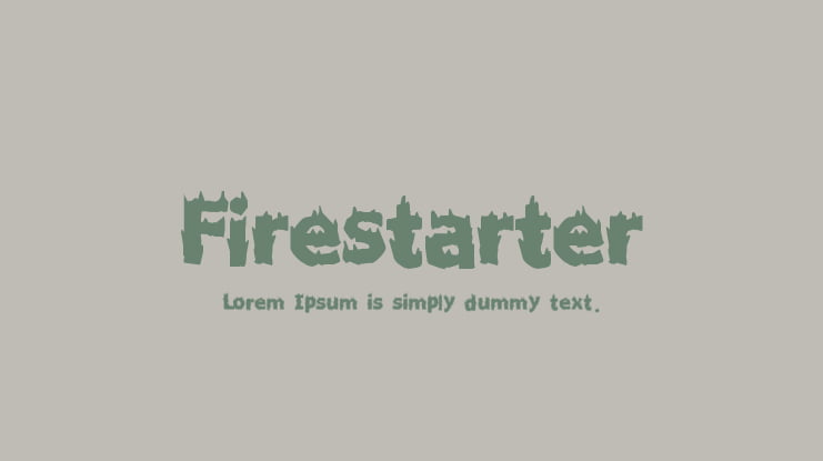 Firestarter Font