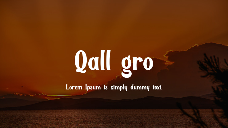 Qallégro Font